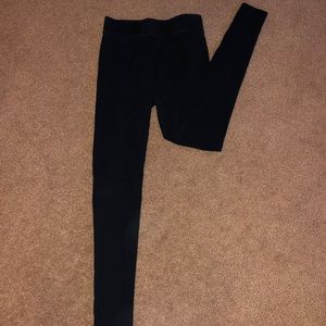 Black cotton leggings